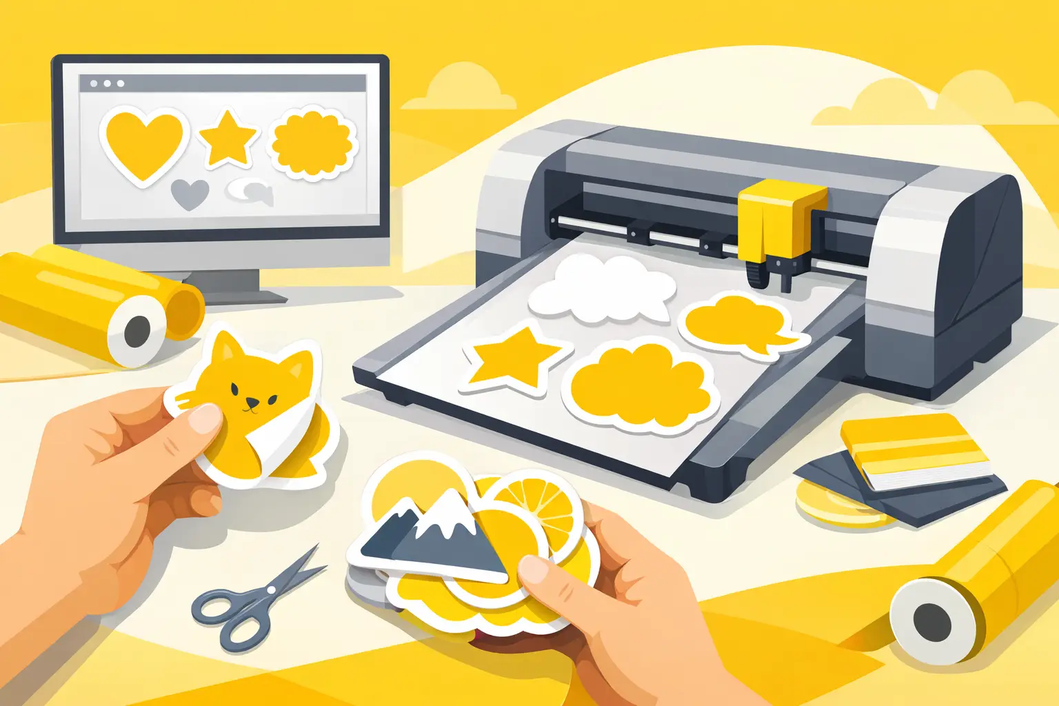 Custom Shaped Sticker Printing Made Easy